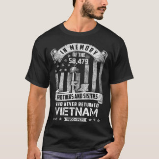 Camiseta En memoria de la veterana prima de Vietnam
