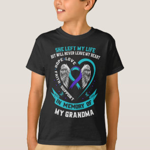 Camiseta En memoria de mi abuela Memorial de Conciencia Sui