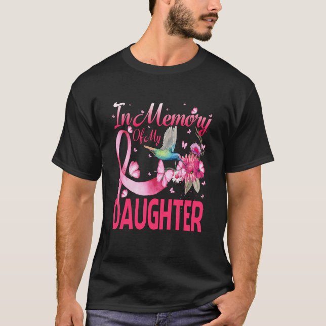 Camiseta En Memoria De Mi Hija Hummingbird Mama (Anverso)