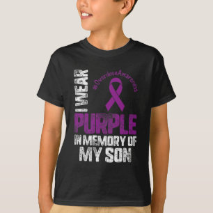 Camiseta En Memoria De Mi Hijo Conciencia Sobre La Sobredos