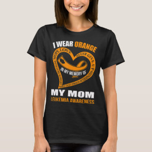 Camiseta En memoria de mi madre, LEUKEMIA AWRENESS
