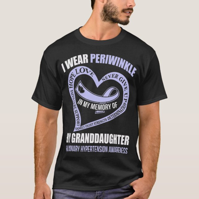 Camiseta En memoria de mi nieta PULMONARY HYPERTE (Anverso)