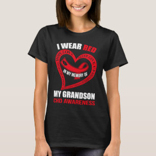 Camiseta En memoria de mi nieto CONCIENCIA CHD