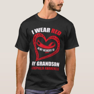 Camiseta En memoria de mi nieto HEMOPHILIA AWRENESS
