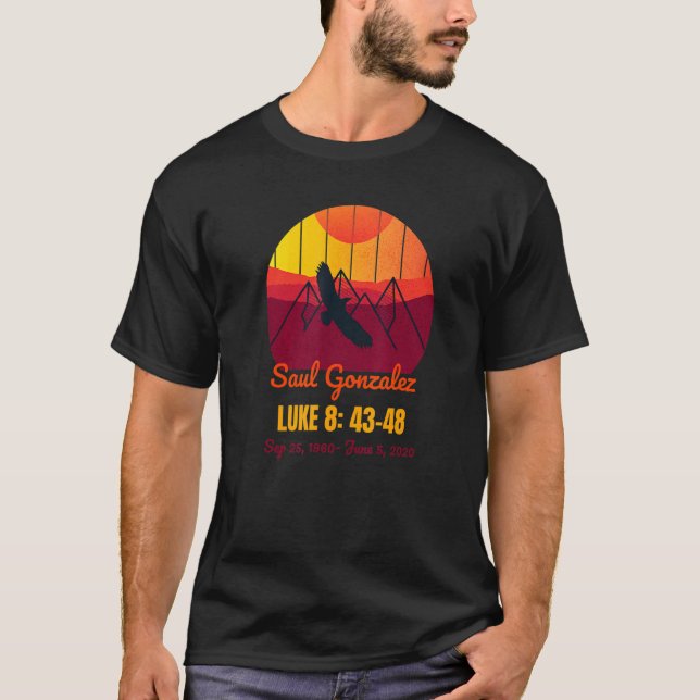 Camiseta En Memoria De Mi Padre En El Verso De La Biblia De (Anverso)