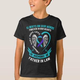 Camiseta En Memoria De Mi Padre En La Ley Concienciación Su