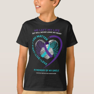 Camiseta En Memoria De Mi Querido Tío La Prevención Del Sui