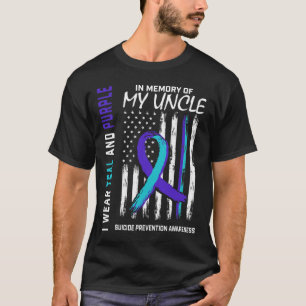 Camiseta En Memoria De Mi Tío La Prevención De La Concienci