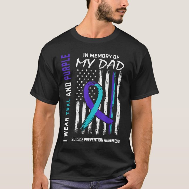 Camiseta En memoria de papá, Amer de prevención de suicidio (Anverso)