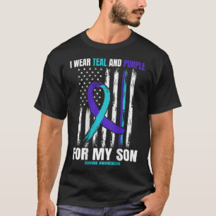 Camiseta En memoria del hijo Bandera de Concienciación del