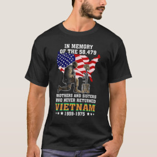 Camiseta En Memoria Del Veterano Vietnamita 58479 En Defens