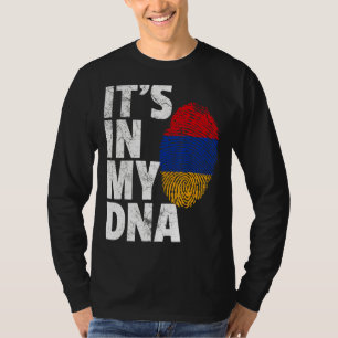 Camiseta En mi Adn Armenia La Bandera Armenia Hombres Mujer