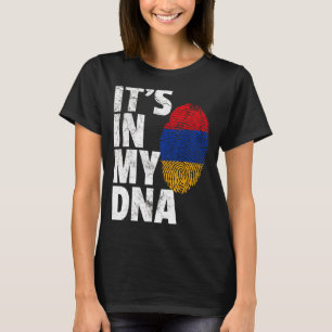 Camiseta En mi Adn Armenia La Bandera Armenia Hombres Mujer