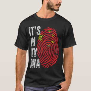 Camiseta EN MI ADN Bandera China Hombres Mujeres Niños