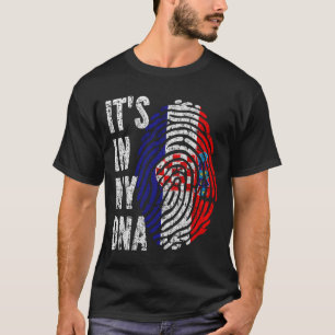 Camiseta EN MI ADN Bandera Croacia Hombres Mujeres Niños