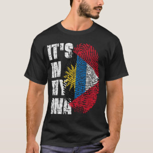 Camiseta EN MI ADN Bandera de Antigua y Barbuda