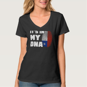 Camiseta En mi ADN Bandera de Chile Hombres mujeres