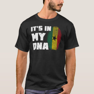 Camiseta En mi ADN Bandera de Ghana Hombres mujeres