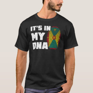 Camiseta En mi ADN Bandera de Granada Hombres mujeres