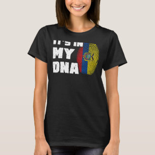 Camiseta En mi ADN Bandera Ecuador Hombres mujeres