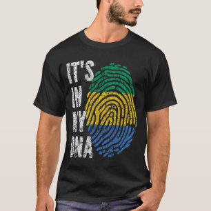 Camiseta EN MI ADN Bandera Gabón Hombres Mujeres Niños
