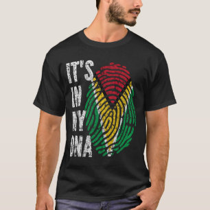 Camiseta EN MI ADN Bandera Guyana Hombres Mujeres Niños