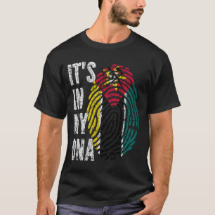 Camiseta EN MI ADN Bandera Mozambique Hombres Mujeres Niños