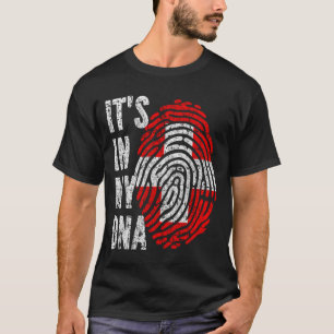 Camiseta EN MI ADN Bandera Suiza Hombres Mujeres Niños