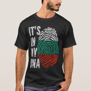 Camiseta EN MI ADN Bulgaria Hombres Bandera Mujeres Niños