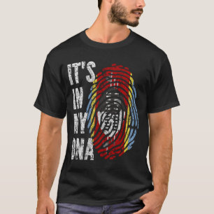 Camiseta EN MI ADN Hombres Bandera de Suazilandia Mujeres N
