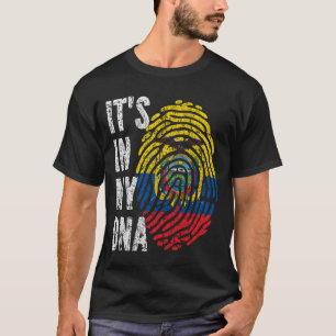 Camiseta EN MI ADN Hombres Bandera Ecuador Mujeres Niños