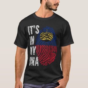Camiseta EN MI ADN Hombres Bandera Liechtenstein Mujeres Ni