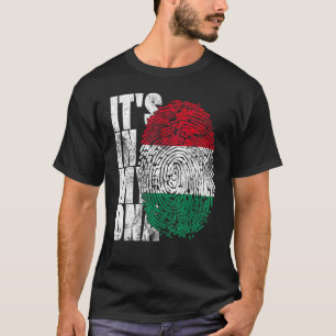 Camiseta En mi ADN Hungría gráfico para hombres mujeres Hun