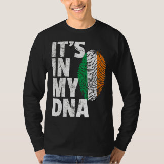 Camiseta En mi ADN Irlanda Hombres de la bandera irlandesa