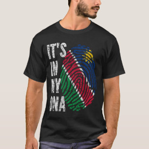 Camiseta EN MI ADN Namibia Bandera Hombres Mujeres Niños