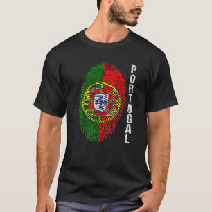 Camiseta En mi ADN Portugal gráfico para hombres portuguese
