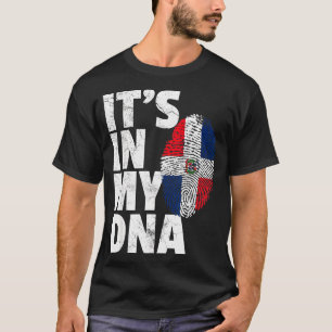 Camiseta En Mi ADN República Dominicana Bandera Navidad