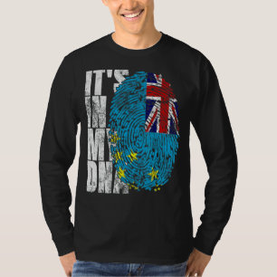 Camiseta En mi ADN Tuvalu gráfico para hombres mujeres Tuva