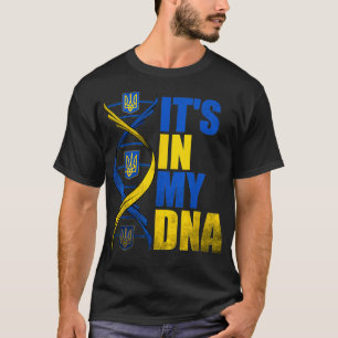 Camiseta En mi ADN Ucrania estoy con Ucrania libre de ti