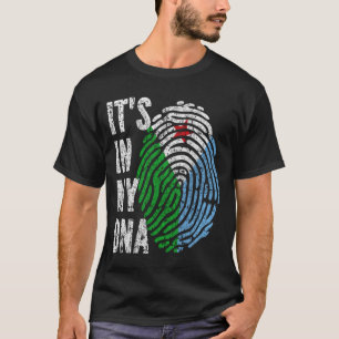 Camiseta EN MI ADN Yibuti Bandera Hombres Mujeres Niños