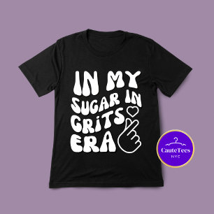 Camiseta En Mi Azúcar En La Era De Grits Divertidos Aliment
