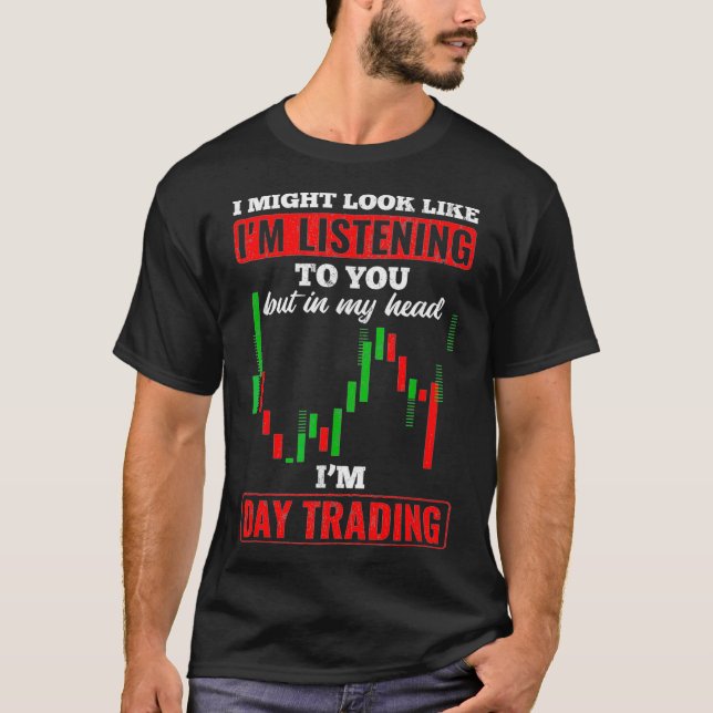 Camiseta En Mi Cabeza Im Day Trading Market (Anverso)