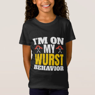 Camiseta En Mi Comportamiento Wurst Funny Oktoberfest