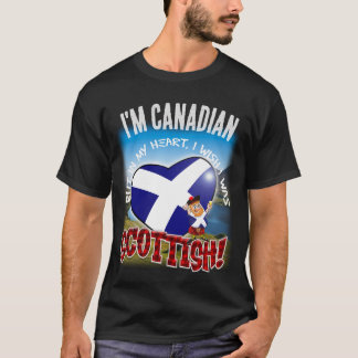 Camiseta En mi corazón deseo ser ESCOCÉS
