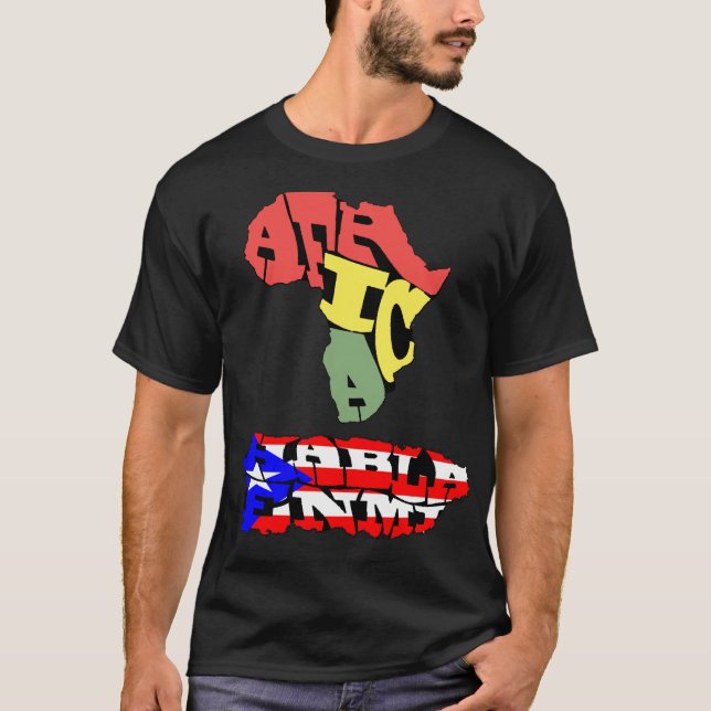 Camiseta En MI de África Habla (Anverso)