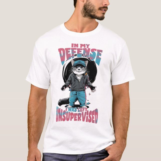 Camiseta En Mi Defensa, Me Dejaron Sin Supervisión (Anverso)