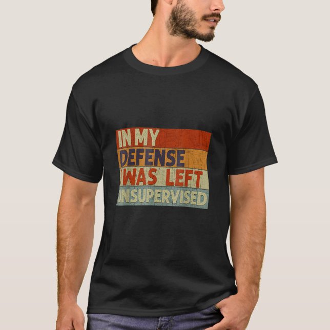 Camiseta En Mi Defensa Me Quedé Sin Supervisión 13 (Anverso)