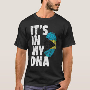 Camiseta En mi Dna Bahamas Bandera Hombres Mujeres Niños