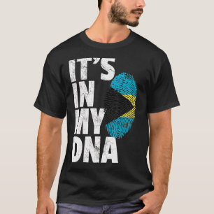 Camiseta En mi Dna Bahamas Bandera Hombres Mujeres Niños