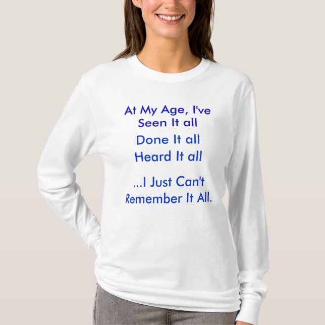 Camiseta En mi edad (Anverso)